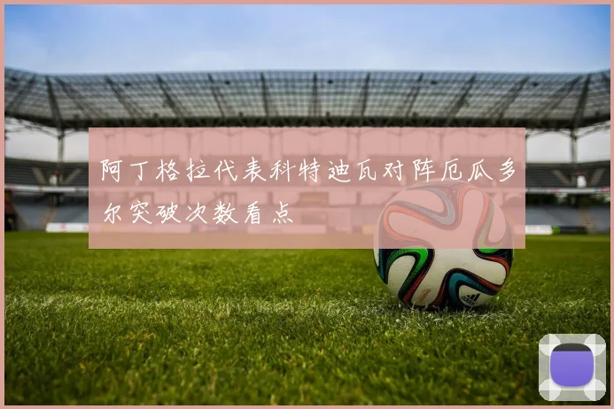 阿丁格拉代表科特迪瓦对阵厄瓜多尔突破次数看点